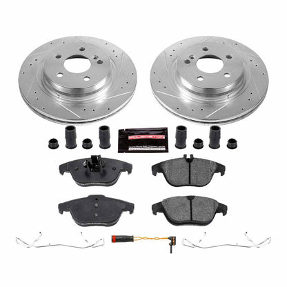 PowerStop Power Stop 12-15 Mercedes-Benz C250 Rear Z23 Evolution Sport Brake Kit K5626
