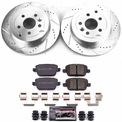 PowerStop Power Stop 08-12 Land Rover LR2 Rear Z23 Evolution Sport Brake Kit K5653
