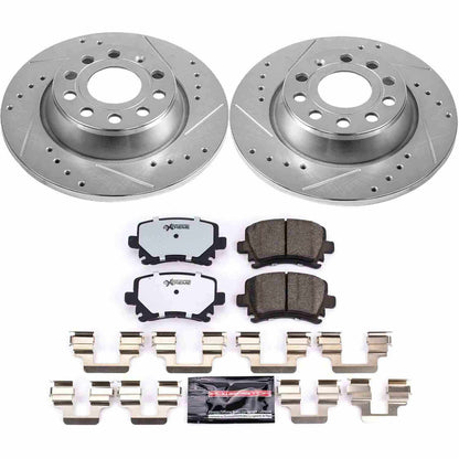 PowerStop Power Stop 2013 Audi A3 Rear Z26 Street Warrior Brake Kit K5662-26