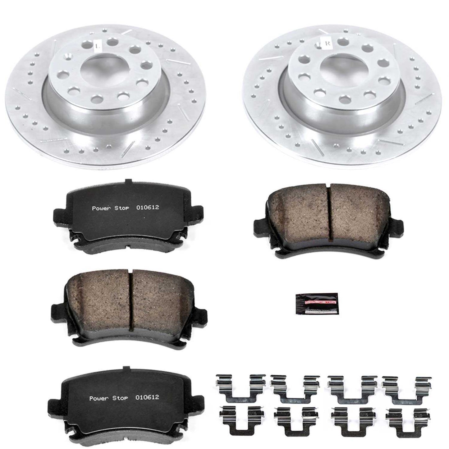 PowerStop Power Stop 2013 Audi A3 Quattro Rear Z23 Evolution Sport Brake Kit K5666