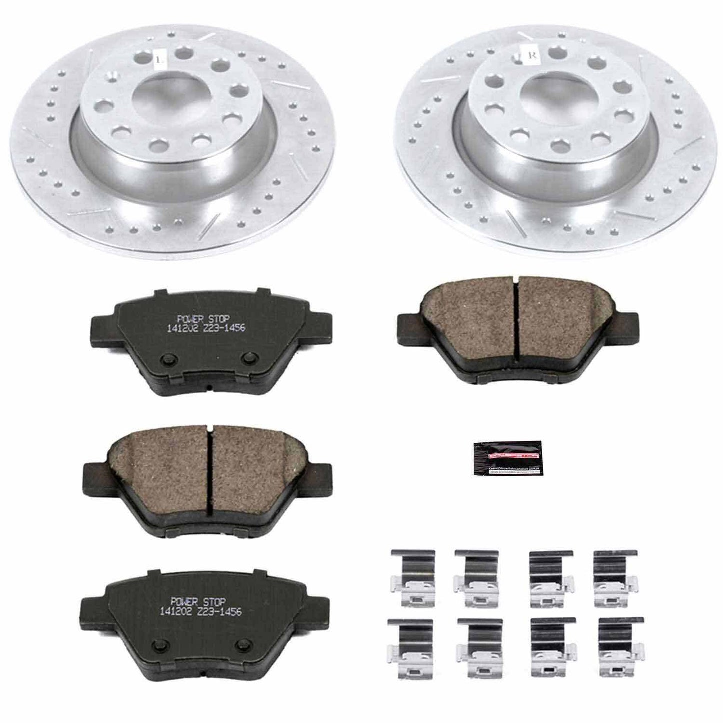 PowerStop Power Stop 10-12 Audi A3 Rear Z23 Evolution Sport Brake Kit K5667