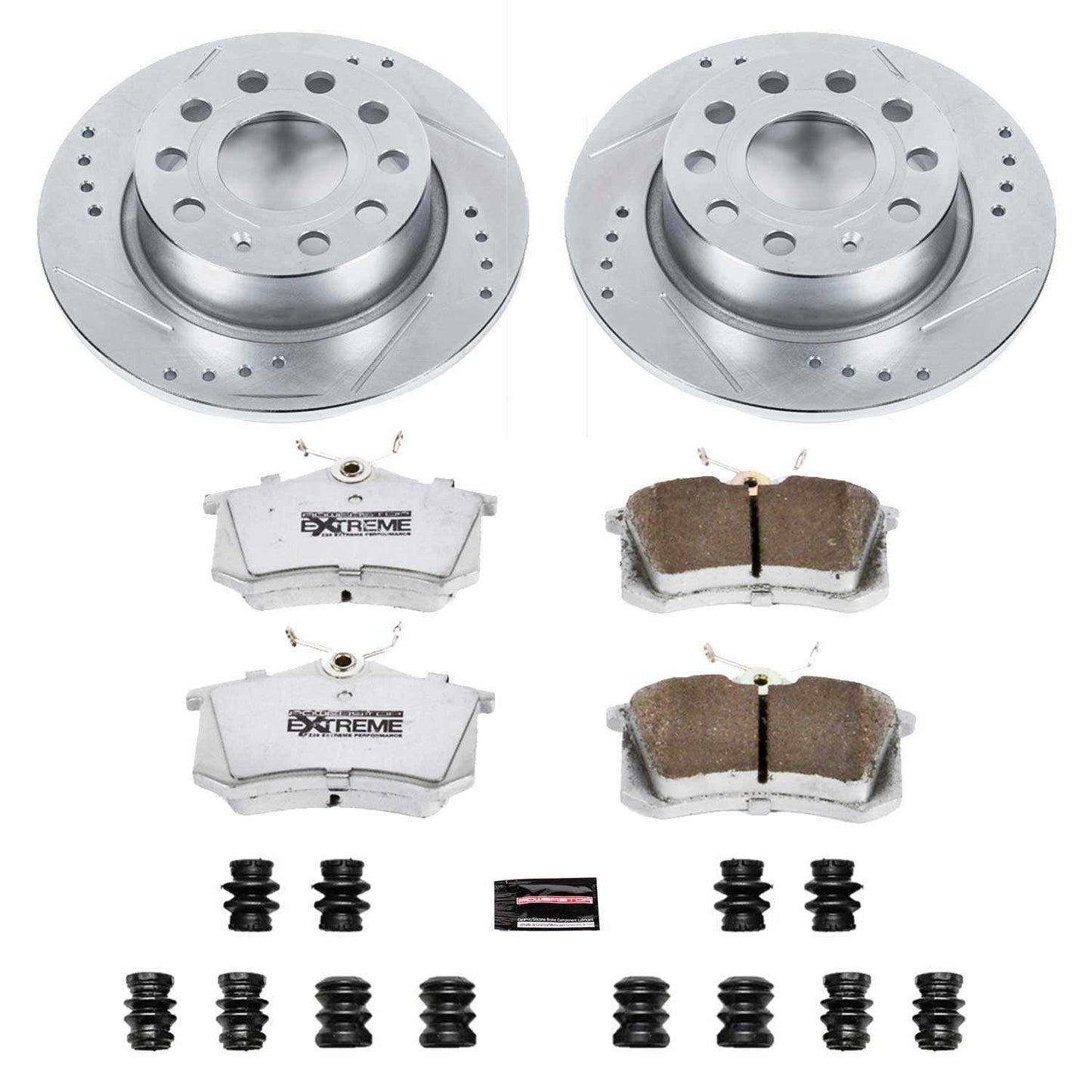PowerStop Power Stop 10-13 Audi A3 Rear Z26 Street Warrior Brake Kit K5671-26