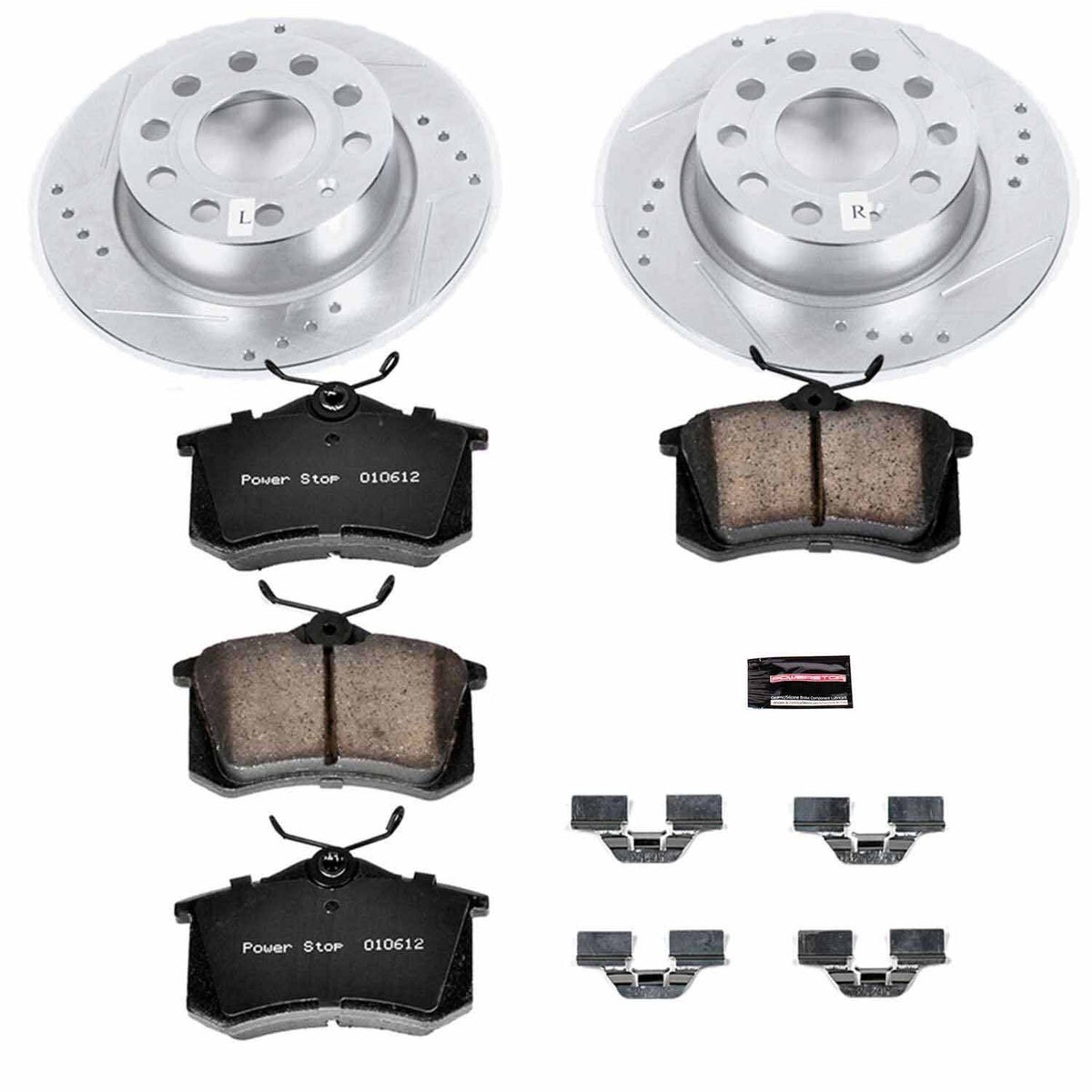 PowerStop Power Stop 10-13 Audi A3 Rear Z23 Evolution Sport Brake Kit K5671