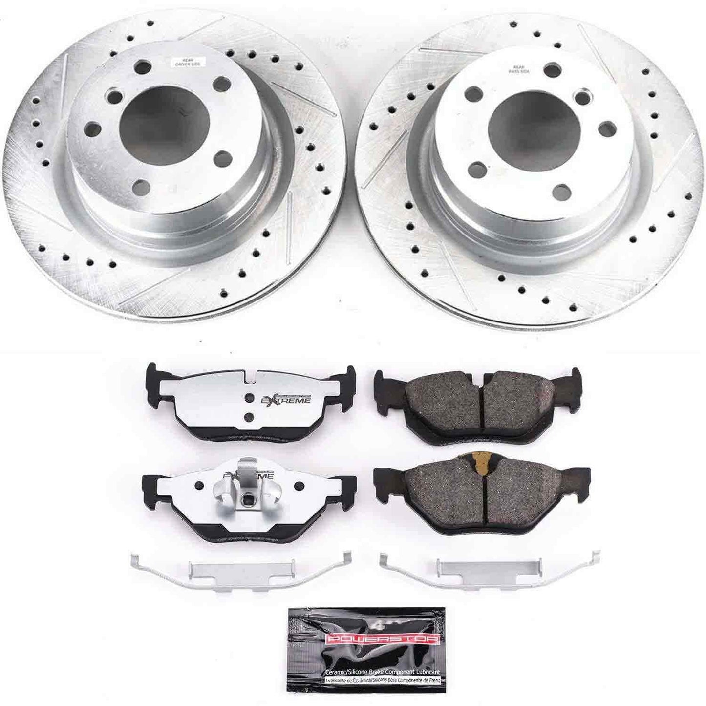 PowerStop Power Stop 08-10 BMW 128i Rear Z26 Street Warrior Brake Kit K5687-26