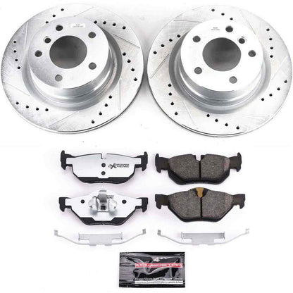 PowerStop Power Stop 08-10 BMW 128i Rear Z26 Street Warrior Brake Kit K5687-26