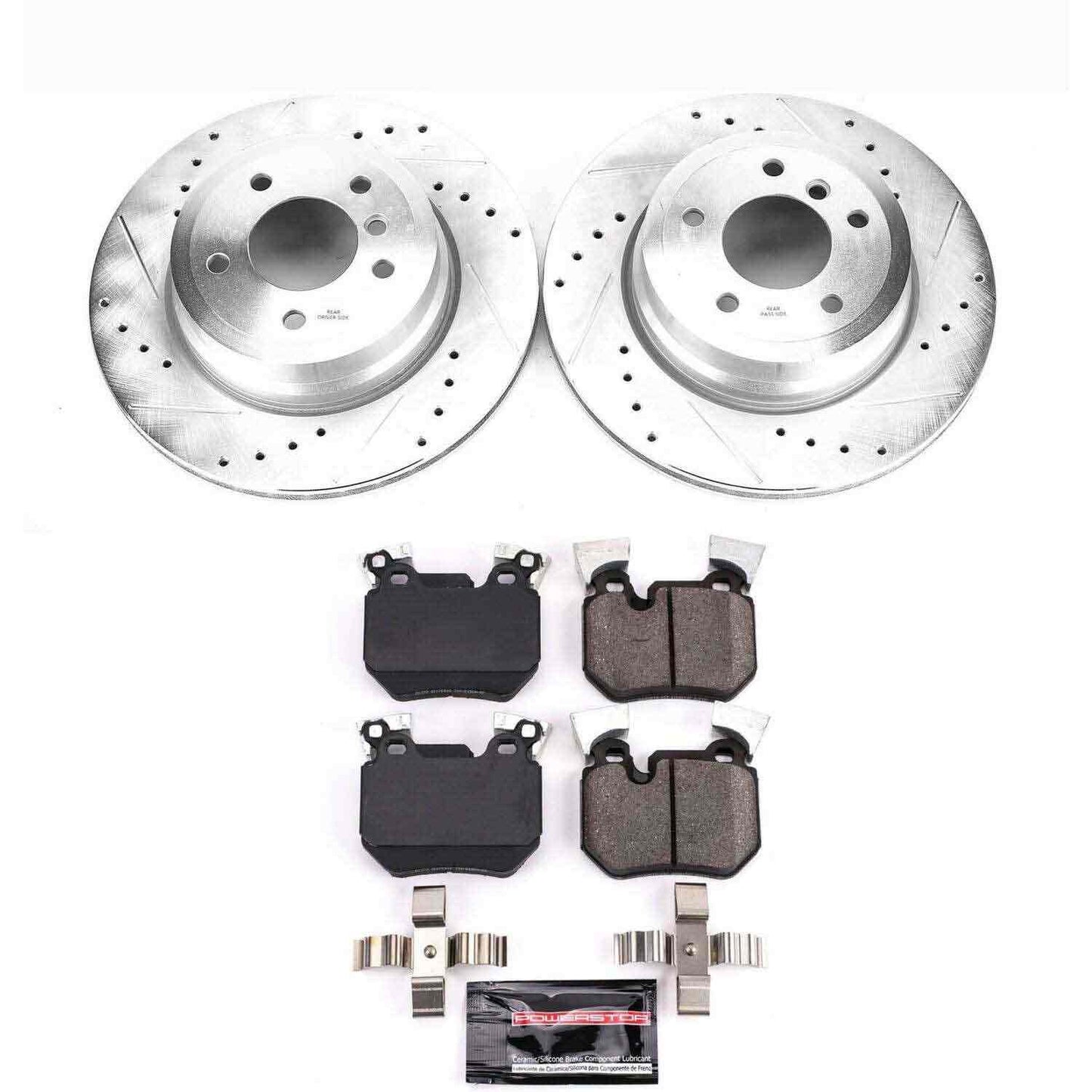 PowerStop Power Stop 08-10 BMW 135i Rear Z23 Evolution Sport Brake Kit K5688