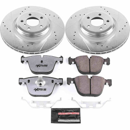 PowerStop Power Stop 10-15 BMW 760Li Rear Z26 Street Warrior Brake Kit K5690-26
