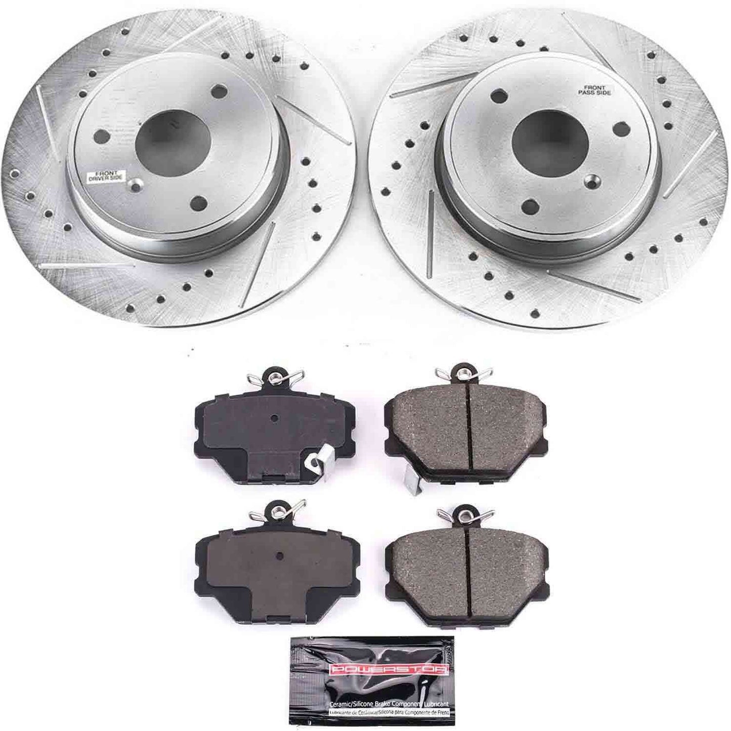 PowerStop Power Stop 08-16 Smart Fortwo Front Z23 Evolution Sport Brake Kit K5695