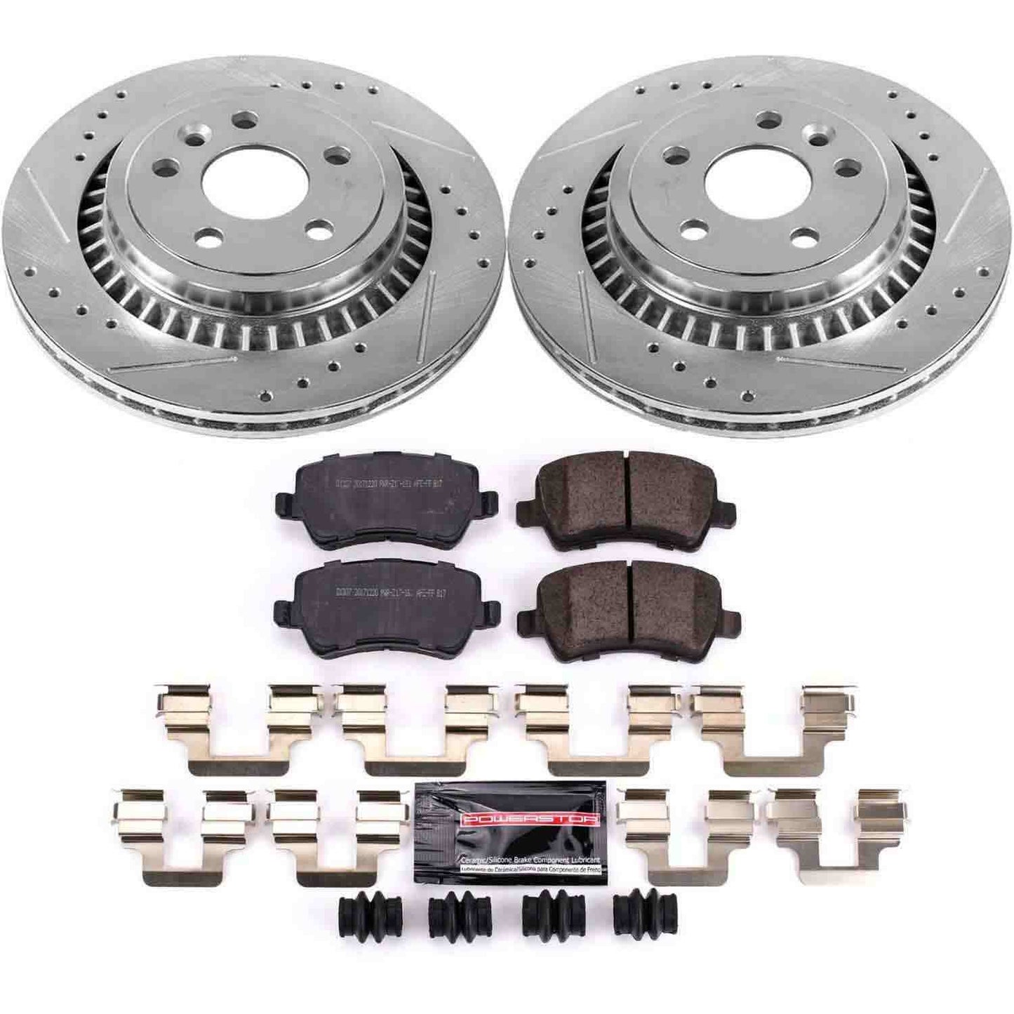 PowerStop Power Stop 10-17 Volvo XC60 Rear Z23 Evolution Sport Brake Kit K5705