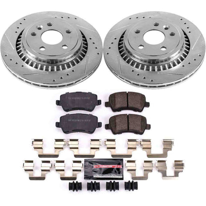 PowerStop Power Stop 10-17 Volvo XC60 Rear Z23 Evolution Sport Brake Kit K5705