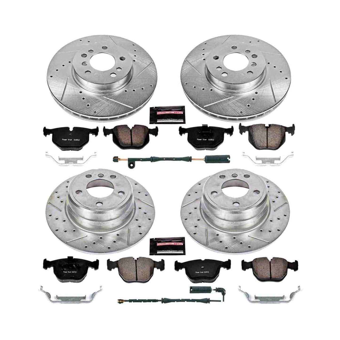 PowerStop Power Stop 00-06 BMW X5 Front & Rear Z23 Evolution Sport Brake Kit K5718