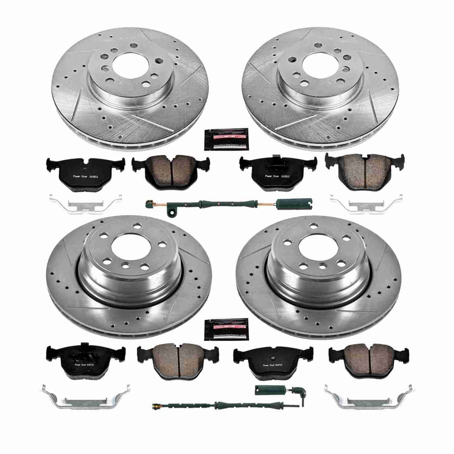 PowerStop Power Stop 04-06 BMW X5 Front & Rear Z23 Evolution Sport Brake Kit K5719