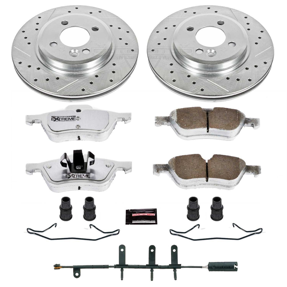 PowerStop Power Stop 02-06 Mini Cooper Front Z26 Street Warrior Brake Kit K5724-26