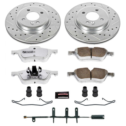 PowerStop Power Stop 02-06 Mini Cooper Front Z26 Street Warrior Brake Kit K5724-26