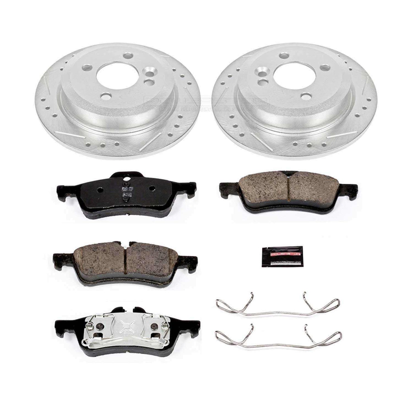 PowerStop Power Stop 02-06 Mini Cooper Rear Z23 Evolution Sport Brake Kit K5726