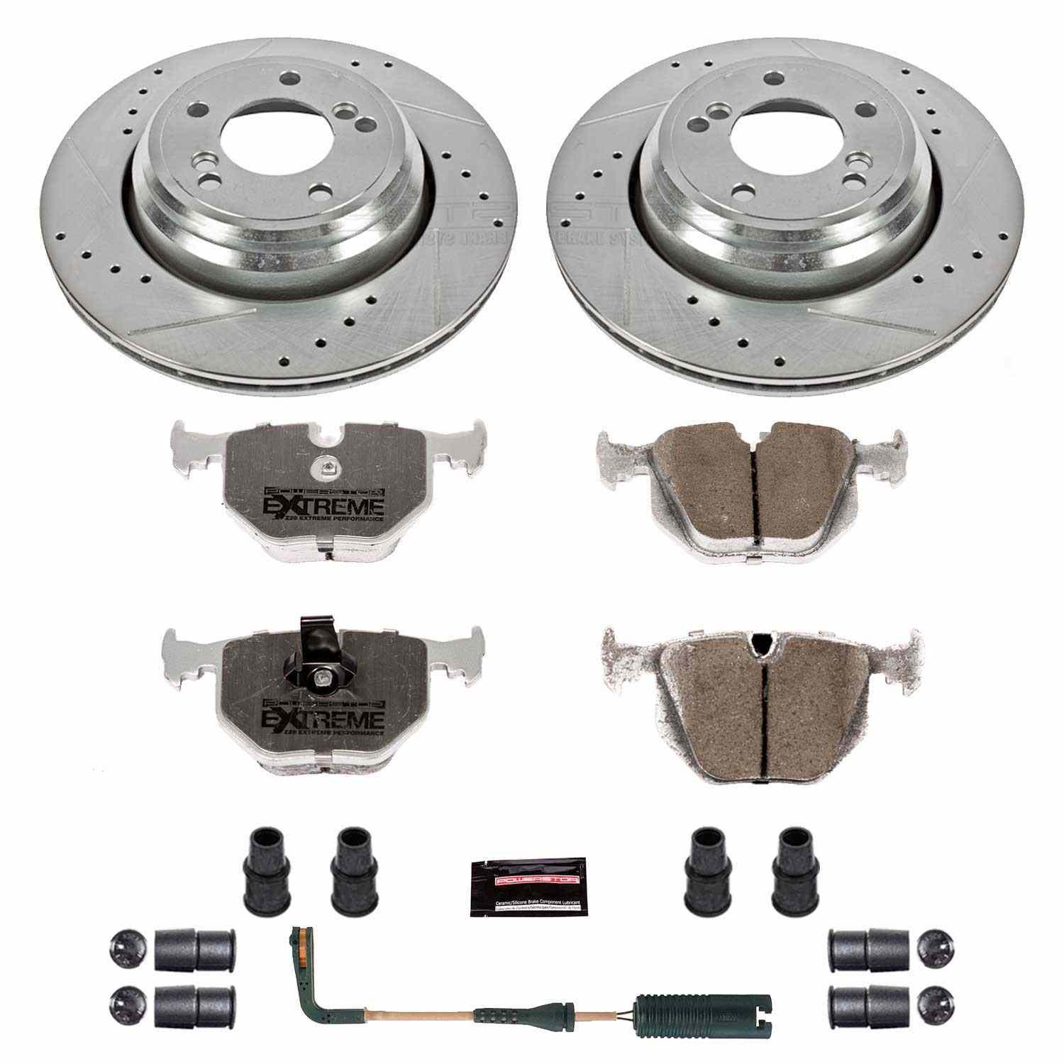 PowerStop Power Stop 00-03 BMW M5 Rear Z26 Street Warrior Brake Kit K5731-26