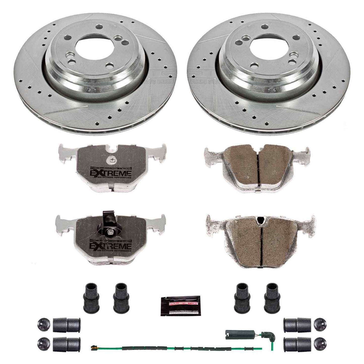 PowerStop Power Stop 01-06 BMW M3 Rear Z26 Street Warrior Brake Kit K5732-26