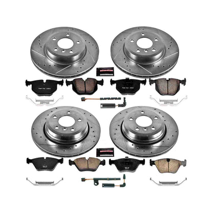 PowerStop Power Stop 04-10 BMW X3 Front & Rear Z23 Evolution Sport Brake Kit K5737