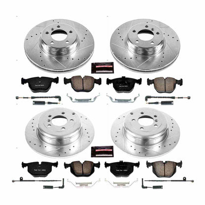 PowerStop Power Stop 03-05 Land Rover Range Rover Front & Rear Z23 Evolution Sport Brake Kit K5741