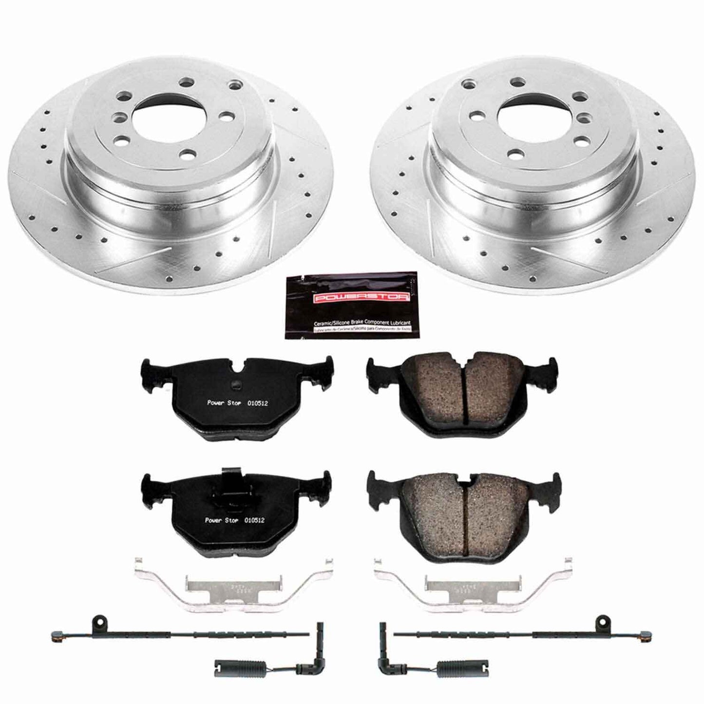 PowerStop Power Stop 03-05 Land Rover Range Rover Rear Z23 Evolution Sport Brake Kit K5742