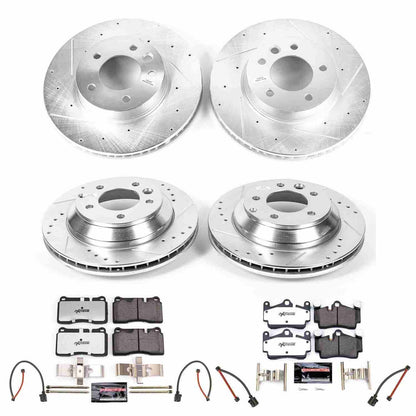 PowerStop Power Stop 07-10 Volkswagen Touareg Front & Rear Z26 Street Warrior Brake Kit K5745-26