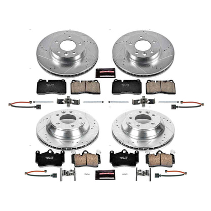 PowerStop Power Stop 07-10 Volkswagen Touareg Front & Rear Z23 Evolution Sport Brake Kit K5745