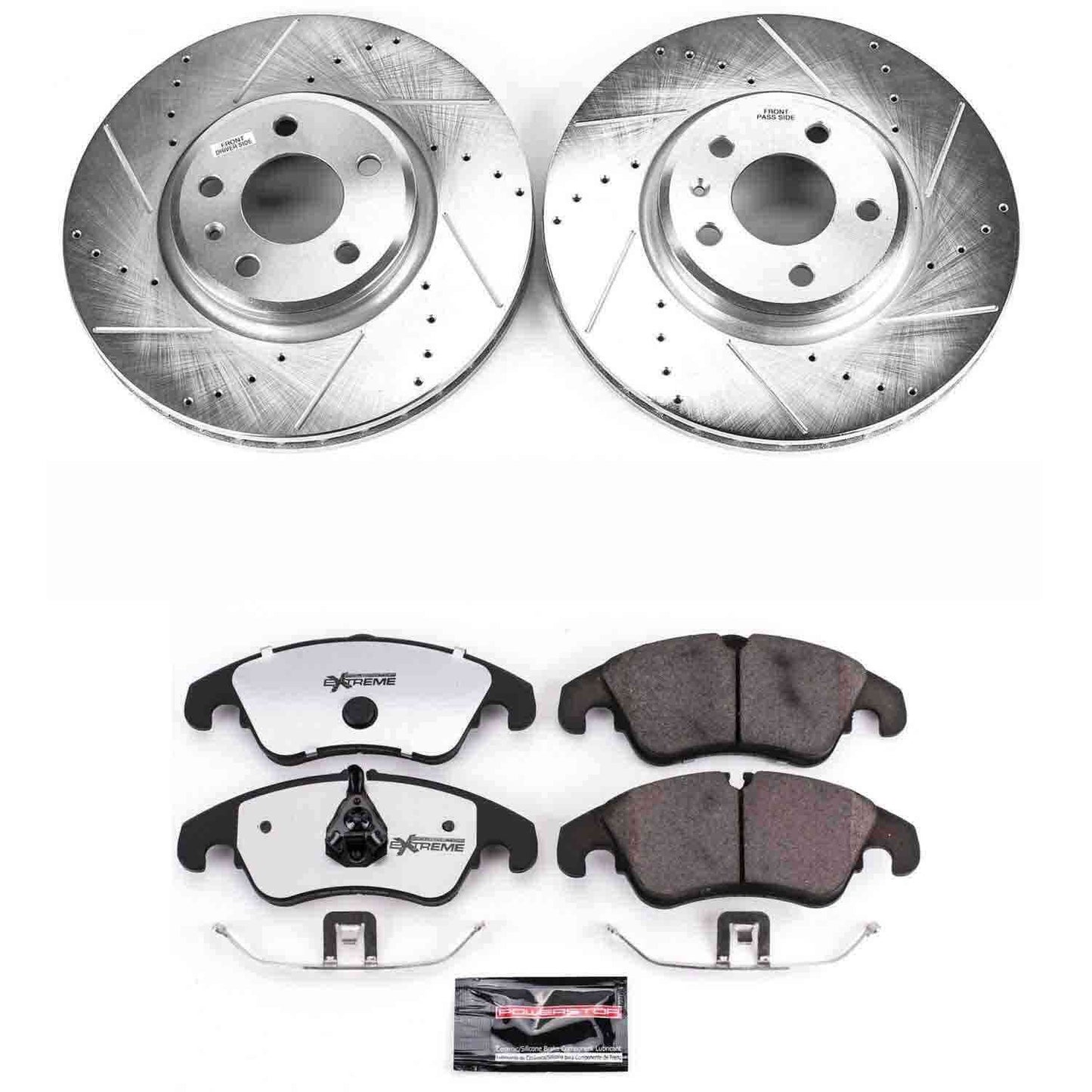 PowerStop Power Stop 09-11 Audi A4 Front Z26 Street Warrior Brake Kit K5752-26