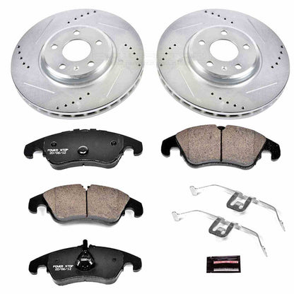 PowerStop Power Stop 09-11 Audi A4 Front Z23 Evolution Sport Brake Kit K5752