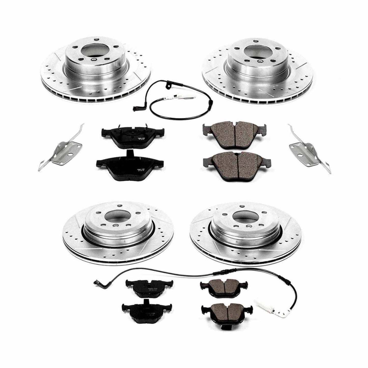 PowerStop Power Stop 06-07 BMW 525i Front & Rear Z23 Evolution Sport Brake Kit K5765
