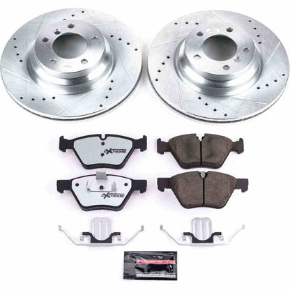 PowerStop Power Stop 2006 BMW 330xi Front Z26 Street Warrior Brake Kit K5767-26