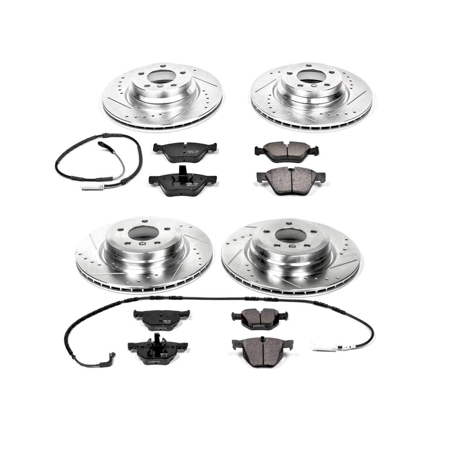 PowerStop Power Stop 2006 BMW 330xi Front & Rear Z23 Evolution Sport Brake Kit K5768