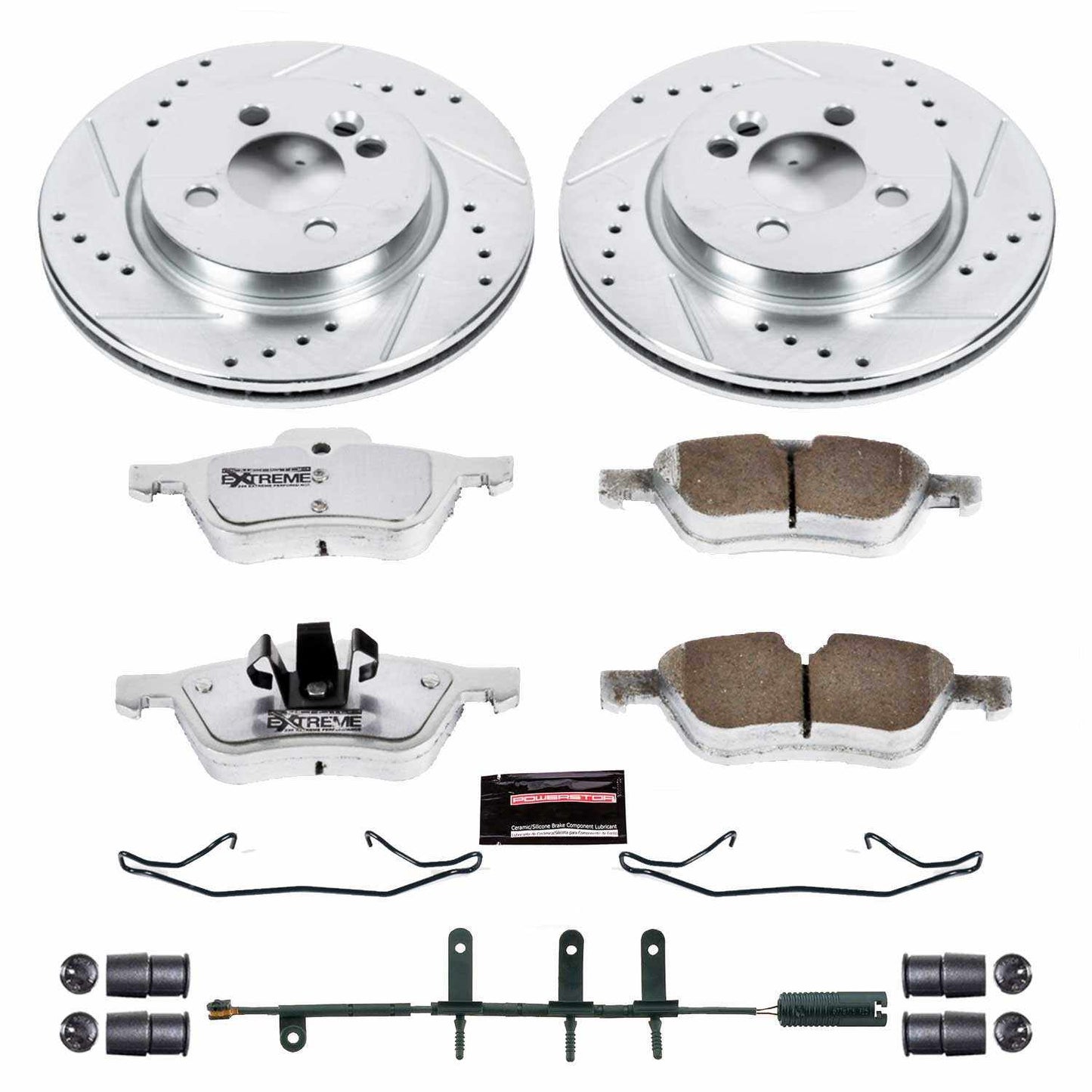 PowerStop Power Stop 07-08 Mini Cooper Front Z26 Street Warrior Brake Kit K5780-26
