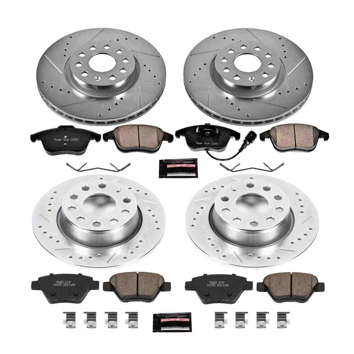 PowerStop Power Stop 12-15 Volkswagen Passat Front & Rear Z23 Evolution Sport Brake Kit K5803