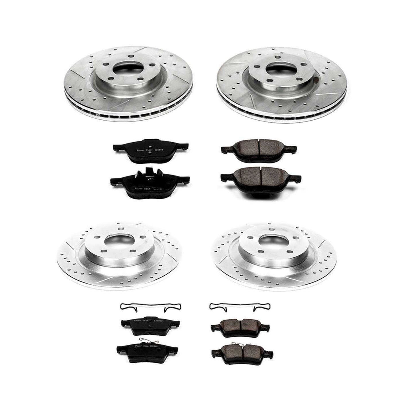 PowerStop Power Stop 08-10 Mazda 5 Front & Rear Z23 Evolution Sport Brake Kit K5804