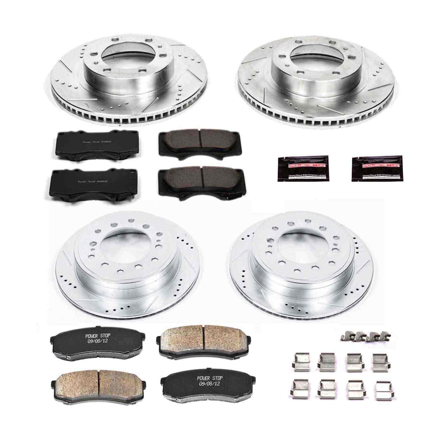 PowerStop Power Stop 10-14 Toyota FJ Cruiser Front & Rear Z23 Evolution Sport Brake Kit K5805