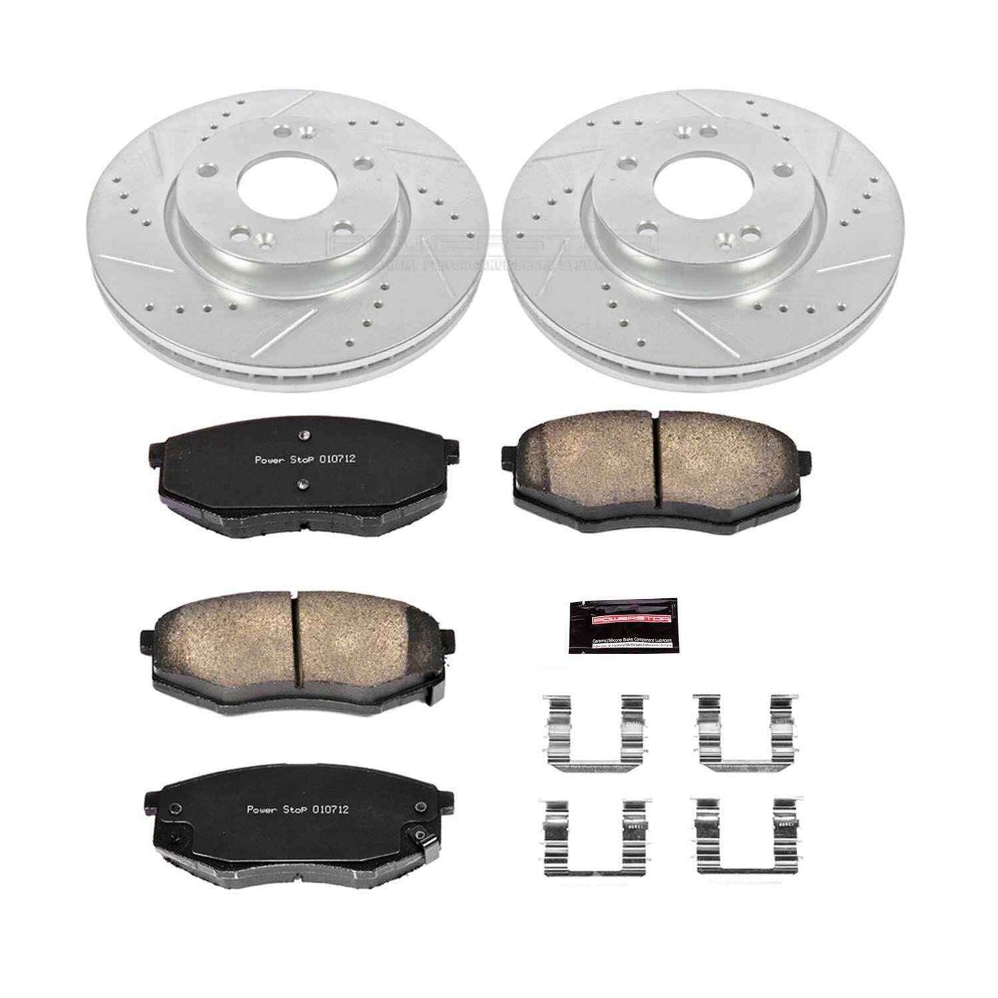 PowerStop Power Stop 10-12 Hyundai Tucson Front Z23 Evolution Sport Brake Kit K5806