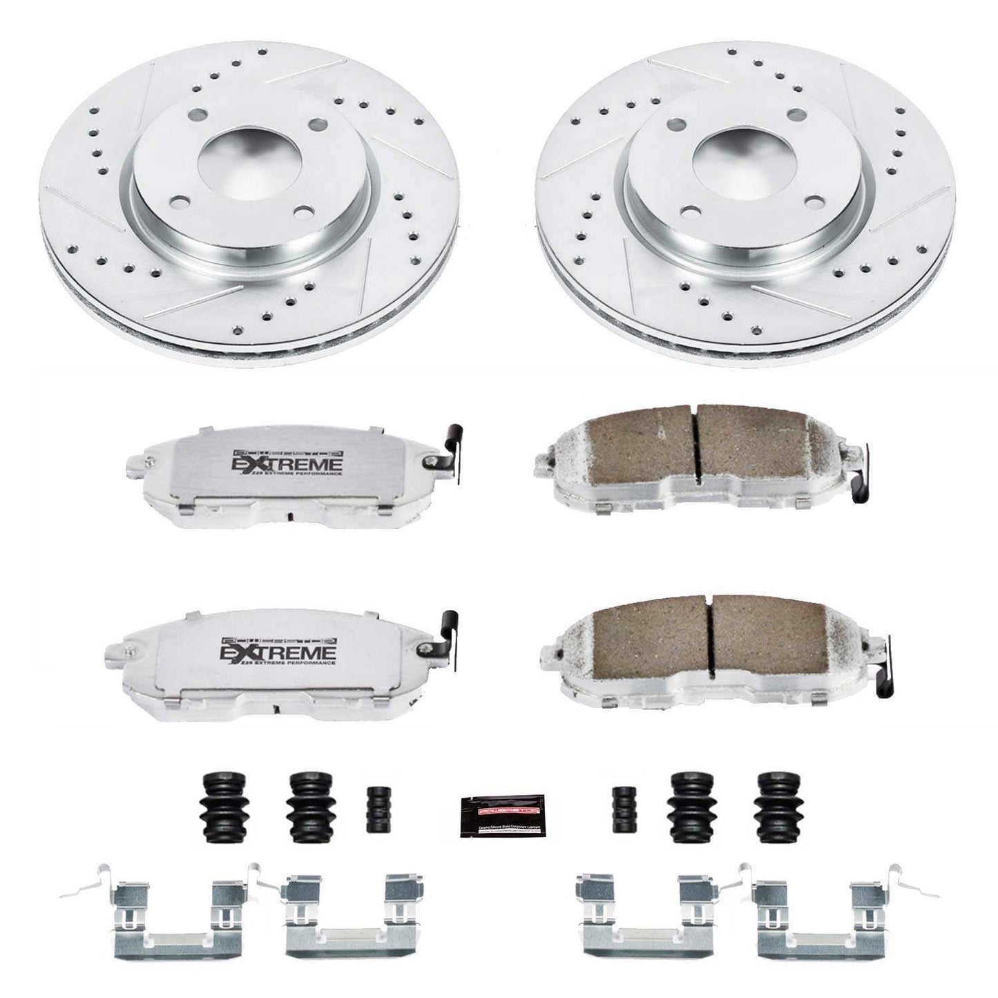PowerStop Power Stop 09-14 Nissan Cube Front Z26 Street Warrior Brake Kit K5817-26