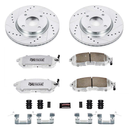 PowerStop Power Stop 09-14 Nissan Cube Front Z26 Street Warrior Brake Kit K5817-26