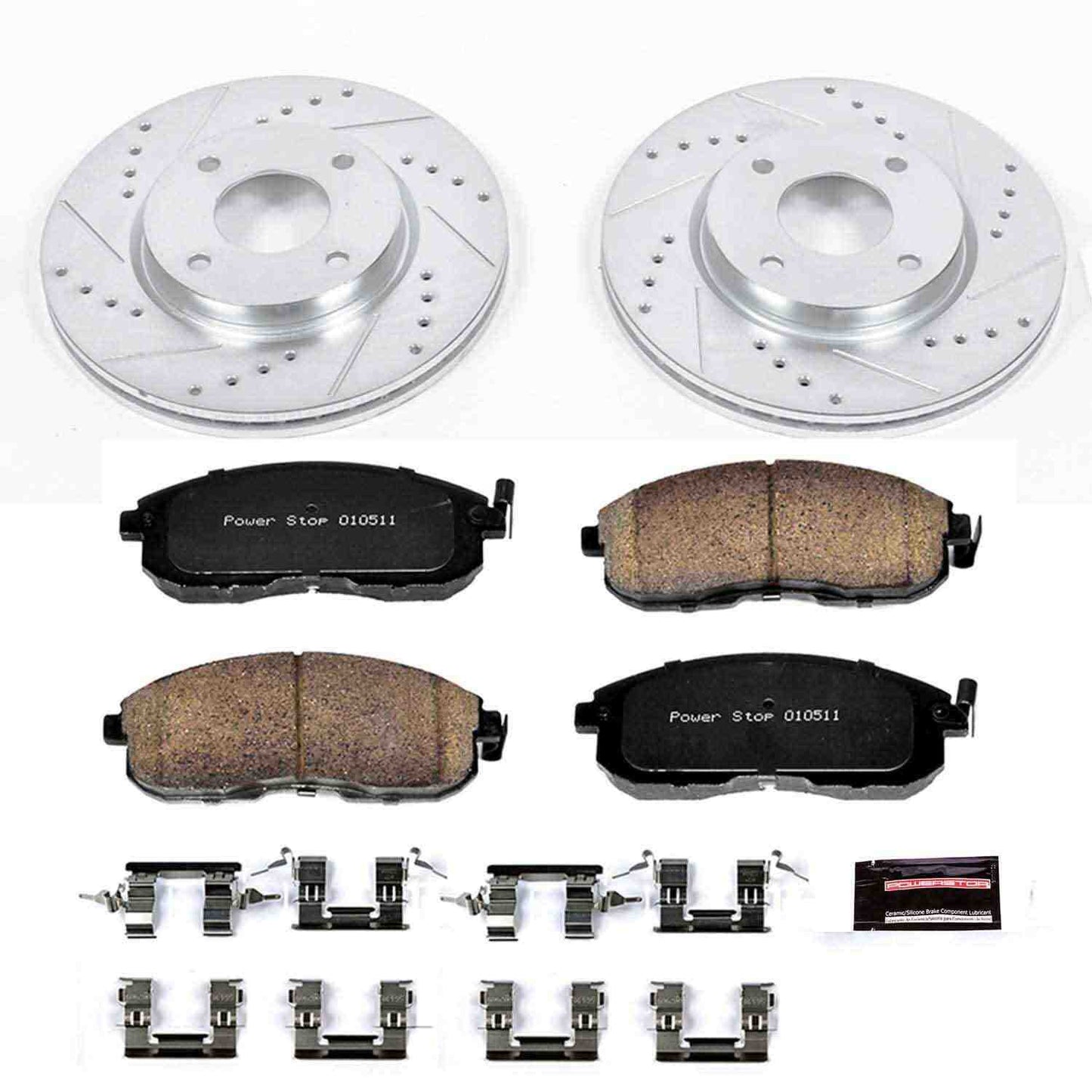 PowerStop Power Stop 09-14 Nissan Cube Front Z23 Evolution Sport Brake Kit K5817