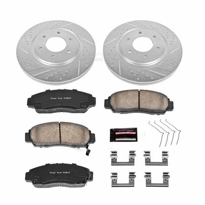 PowerStop Power Stop 12-15 Nissan Armada Front Z23 Evolution Sport Brake Kit K5821