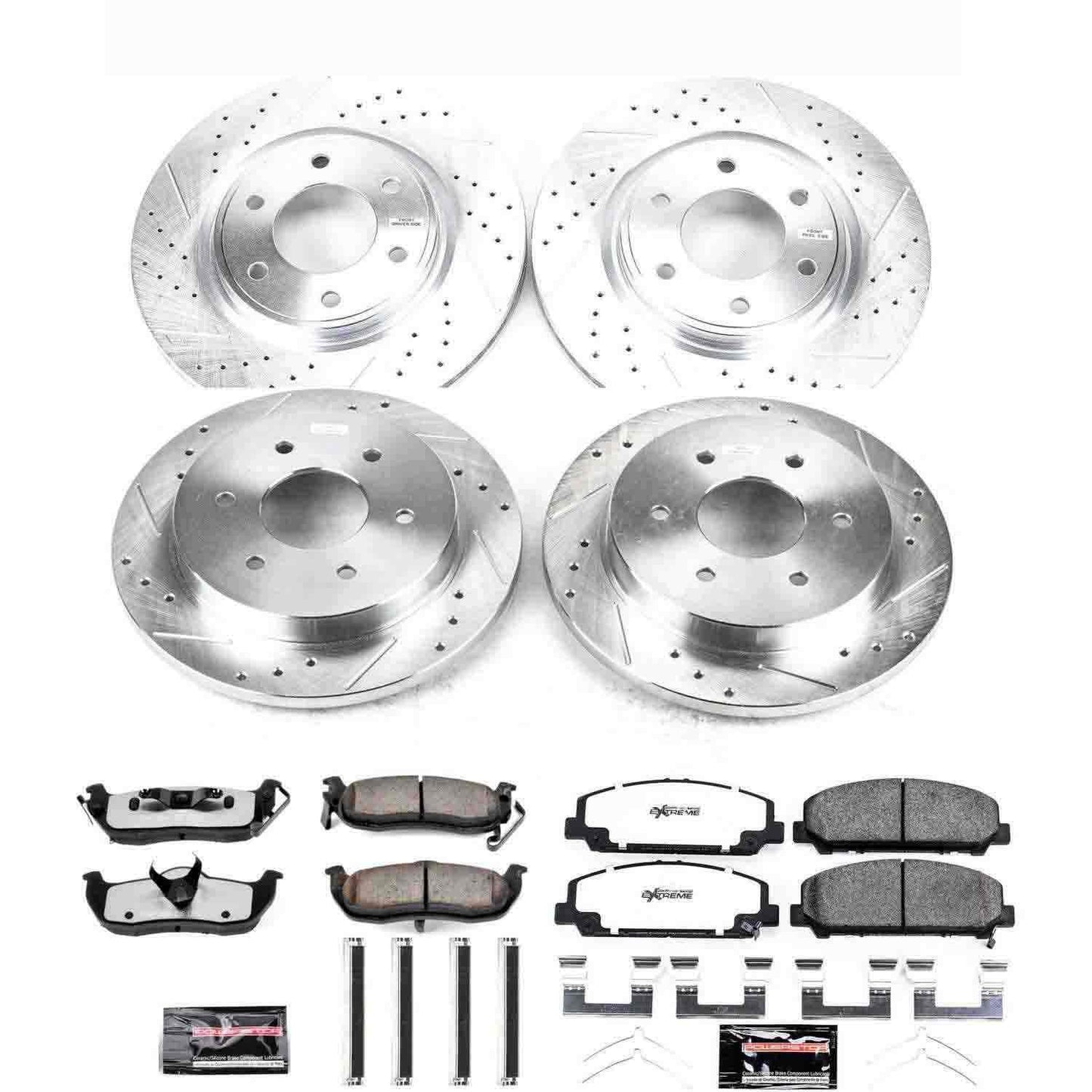 PowerStop Power Stop 12-15 Nissan Armada Front & Rear Z36 Truck & Tow Brake Kit K5822-36