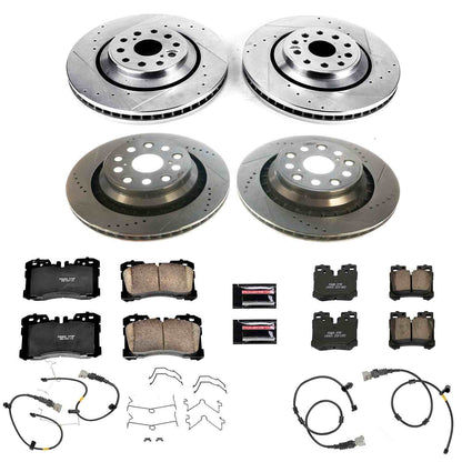 PowerStop Power Stop 10-17 Lexus LS460 Front & Rear Z23 Evolution Sport Brake Kit K5827
