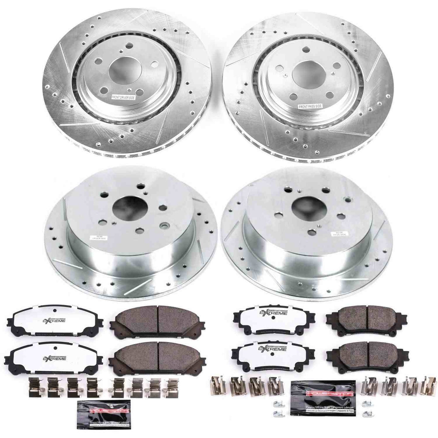 PowerStop Power Stop 10-15 Lexus RX350 Front & Rear Z36 Truck & Tow Brake Kit K5828-36