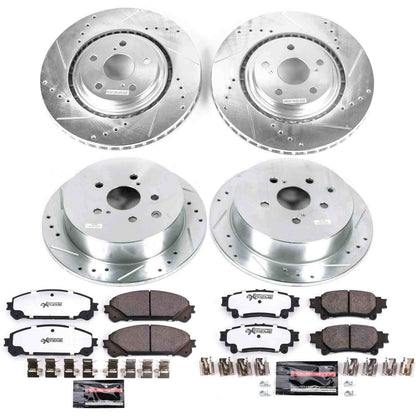 PowerStop Power Stop 10-15 Lexus RX350 Front & Rear Z36 Truck & Tow Brake Kit K5828-36