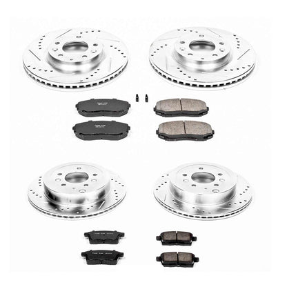 PowerStop Power Stop 07-12 Mazda CX-7 Front & Rear Z23 Evolution Sport Brake Kit K5829