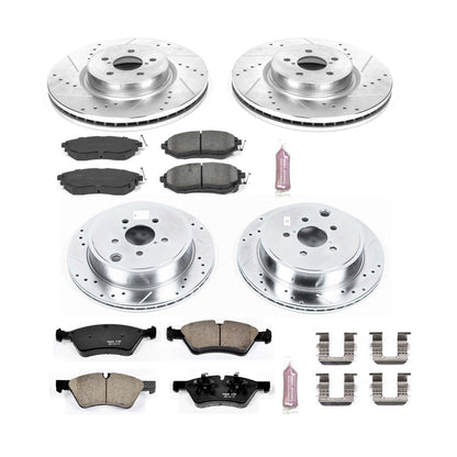 PowerStop Power Stop 10-14 Subaru Legacy Front & Rear Z23 Evolution Sport Brake Kit K5830