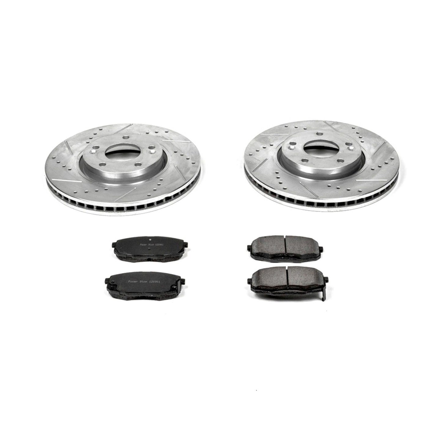 PowerStop Power Stop 10-13 Kia Forte Front Z23 Evolution Sport Brake Kit K5837