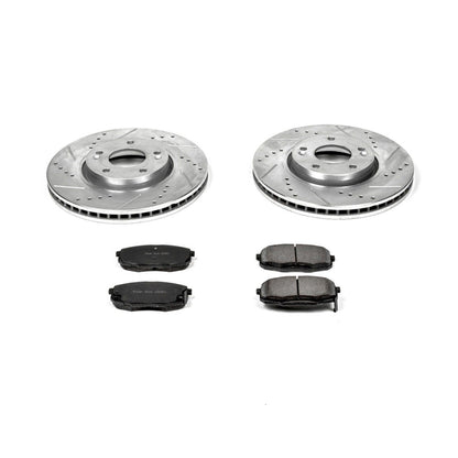 PowerStop Power Stop 10-13 Kia Forte Front Z23 Evolution Sport Brake Kit K5837