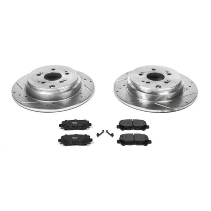 PowerStop Power Stop 12-15 Honda Pilot Rear Z23 Evolution Sport Brake Kit K5839