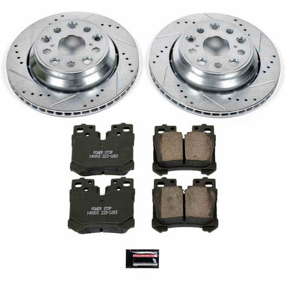 PowerStop Power Stop 10-17 Lexus LS460 Rear Z23 Evolution Sport Brake Kit K5840